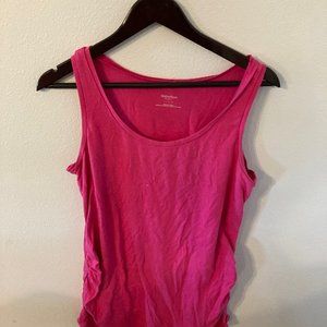 Hot Pink Scoop Neck Tank